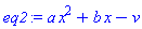 a*x^2+b*x-v