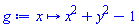 proc (x) options operator, arrow; x^2+y^2-1 end proc