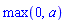 max(0, a)