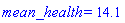 mean_health = 14.1