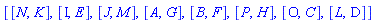 [[N, K], [I, E], [J, M], [A, G], [B, F], [P, H], [O, C], [L, D]]