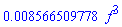 0.8566509778e-2*f^3