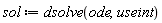 sol := dsolve(ode, useint)