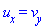u[x] = v[y]