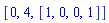[0, 4, [1, 0, 0, 1]]