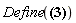 "Define(?)"