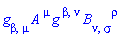 Physics:-g_[beta, mu]*A[`~mu`]*Physics:-g_[`~beta`, `~nu`]*B[nu, sigma, `~rho`]
