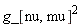 g_[nu, mu]^2