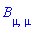 B[mu, mu]