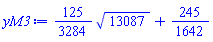 (125/3284)*13087^(1/2)+245/1642