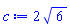 2*6^(1/2)