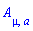 A[mu, a]