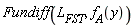 Fundiff(L__FST, f__A(y))