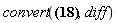 convert(-(1/16)*(-2*(-r*(D(f__A))(r)+(-1+f__A(r))*(r+1))*g^2*cos(2*phi-2*theta)*Dirac(r-y)*(r+1)-2*(r*(D(f__A))(r)+(-1+f__A(r))*(r-1))*g^2*cos(2*phi+2*theta)*Dirac(r-y)*(r-1)-24*(-1+f__A(r))^2*g*r*sin(-theta+phi)*Dirac(r-y)-2*(-2*Dirac(r-y)*r*(D(f__A))(r)+2*(-1+f__A(r))*(r^2+1)*Dirac(r-y))*g^2*cos(2*theta)-2*Dirac(r-y)*(r-1)*(-r*(D(f__A))(r)+(-1+f__A(r))*(r+1))*g^2*cos(2*phi)-2*(r*(D(f__A))(r)+(-1+f__A(r))*(r-1))*Dirac(r-y)*(r+1)*g^2*cos(2*phi)-24*(-1+f__A(r))^2*g*r*sin(theta+phi)*Dirac(r-y)-20*Dirac(r-y)*g^2*r*(D(f__A))(r)+14*((8/7)*f__A(r)*Dirac(r-y)-(8/7)*Dirac(r-y))*(-1+f__A(r))^2+28*((4/7)*f__A(r)^2-(8/7)*f__A(r)+4/7+(r^2+5/7)*g^2)*(-1+f__A(r))*Dirac(r-y)+(2*(-r*(D(f__A))(r)+(-1+f__A(r))*(r+1))*g^2*cos(2*phi-2*theta)*r-2*(r*(D(f__A))(r)+(-1+f__A(r))*(r-1))*g^2*cos(2*phi+2*theta)*r-2*(2*r^2*(D(f__A))(r)-2*(-1+f__A(r))*r)*g^2*cos(2*theta)-2*r*(-r*(D(f__A))(r)+(-1+f__A(r))*(r+1))*g^2*cos(2*phi)+2*(r*(D(f__A))(r)+(-1+f__A(r))*(r-1))*r*g^2*cos(2*phi)+20*(D(f__A))(r)*g^2*r^2-20*(-1+f__A(r))*g^2*r)*Dirac(1, -r+r*sin(theta)*sin(phi))*(sin(theta)*sin(phi)-1))/(g^4*r^4), diff)