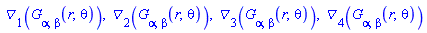 Physics:-D_[1](Physics:-Einstein[alpha, beta](r, theta), [X]), Physics:-D_[2](Physics:-Einstein[alpha, beta](r, theta), [X]), Physics:-D_[3](Physics:-Einstein[alpha, beta](r, theta), [X]), Physics:-D_[4](Physics:-Einstein[alpha, beta](r, theta), [X])