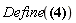 "Define(?)"