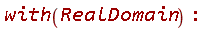 with(RealDomain)