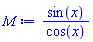 sin(x)/cos(x)
