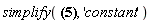 simplify((1/2)*2^(3/4)*(((coth(sigma)*(-lambda)^(1/2)*(-a[5]/a[4])^(1/2)+(lambda*a[5]/a[4])^(1/2))*B[2]+csch(sigma)*(lambda*a[5]*B[2]^2/a[4])^(1/2))/B[2])^(1/2)*e^(i*psi(x, t)), 'constant')