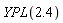 YPL(2.4)