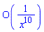 O(1/x^10)