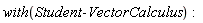 with(Student:-VectorCalculus)