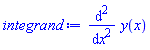 diff(diff(y(x), x), x)