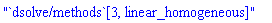 "`dsolve/methods`[3, linear_homogeneous]"