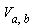 V[a, b]