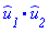 Physics:-Vectors:-`.`(_u__1_, _u__2_)