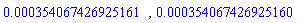 0.354067426925161e-3, 0.354067426925160e-3