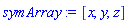 [x, y, z]