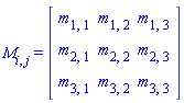 M[i, j] = Matrix(%id = 36893488160443859420)
