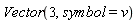 Vector(3, symbol = v)