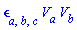 Physics:-LeviCivita[a, b, c]*V[a]*V[b]