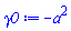 -a^2