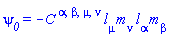 psi__0 = -Physics:-Weyl[`~alpha`, `~beta`, `~mu`, `~nu`]*Physics:-Tetrads:-l_[mu]*Physics:-Tetrads:-m_[nu]*Physics:-Tetrads:-l_[alpha]*Physics:-Tetrads:-m_[beta]