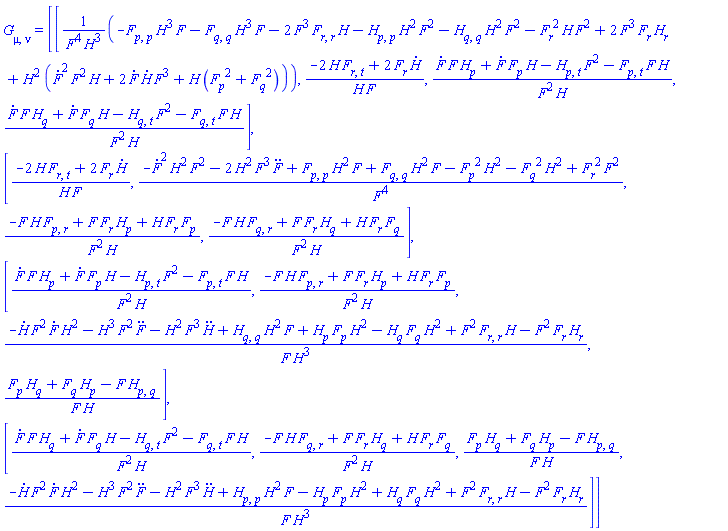Physics:-Einstein[mu, nu] = Matrix(%id = 36893488153487790796)