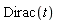 Dirac(t)