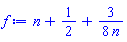 n+1/2+(3/8)/n