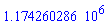 1174260.286