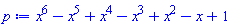 x^6-x^5+x^4-x^3+x^2-x+1