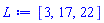 [3, 17, 22]