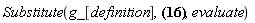 Substitute(g_[definition], Physics[Christoffel][alpha, mu, nu] = (1/2)*Physics[d_][nu](Physics[g_][alpha, mu], [X])+(1/2)*Physics[d_][mu](Physics[g_][alpha, nu], [X])-(1/2)*Physics[d_][alpha](Physics[g_][mu, nu], [X]), evaluate)