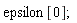 epsilon[0]