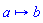 proc (a) options operator, arrow; b end proc