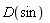 D(sin)