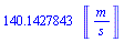 140.1427843*Units:-Unit(m/s)