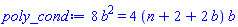 8*b^2 = 4*(n+2+2*b)*b