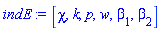 [chi, k, p, w, beta[1], beta[2]]